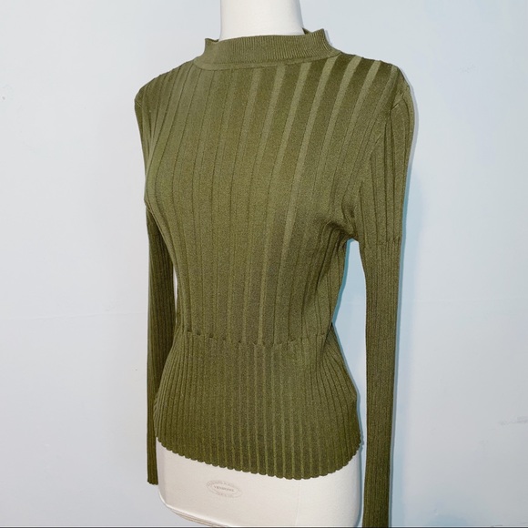 Brave Soul Sweaters - 3/$15 Brave Soul Olive Mock Neck Sweater by Buckle